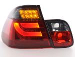 Paire feux arrière BMW Serie 3 E46 Berline 2002 a 2005 Rouge Fume Led