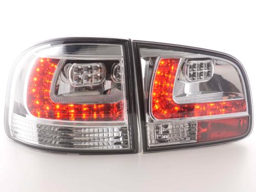 Paire feux arrière VW Touareg 7L 2003 a 2009 Chrome Led