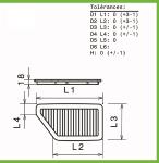 Filtre a air Green pour VW Golf 5 de 2006 a 2009 2.0L TFSI GTI-230cv