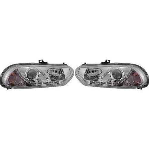Paire de Phares Daylight Alfa Romeo 156 de 1997 a 2003 Chrome Led