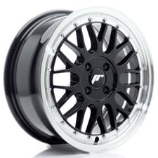 Jante JR Wheels JR23 16x7 ET40- 4x100 - Gloss Black w/ Machined Lip