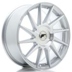 Jante JR Wheels JR22 17x8 ET20-45 - Trous sur mesure - Silver Machined Face