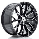 Jante JR Wheels JR49 19x9,5 ET20-40 - 5 trous sur mesures - Gloss black Machined face