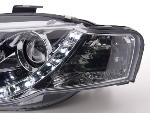 Paire de feux phares Daylight Led Audi A4 8E 2004-2008 Chrome