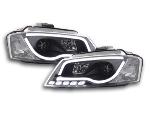 Paire de feux phares Daylight Led DRL Audi A3 8P/8PA 08-12 Noir