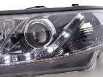 Paire de feux phares Daylight Led Renault Laguna G 01-05 chrome