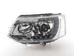 Paire de feux phares Daylight led DRL VW Bus T5 09-15 chrome