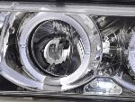 Paire de feux phares Angel Eyes BMW serie 3 E36 Coupe 92-98 chrome