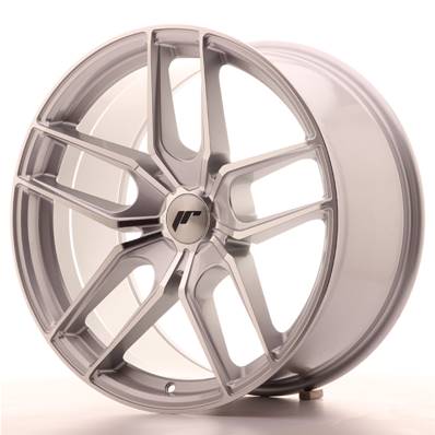 Jante JAPAN RACING JR25 19" x 9,5" Multi Perçage ET 20-40 Machined Face Silver