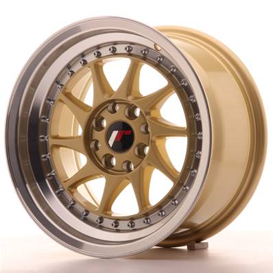 Jante JAPAN RACING JR26 15" x 8" 4x108 4x100 ET 25 Gold