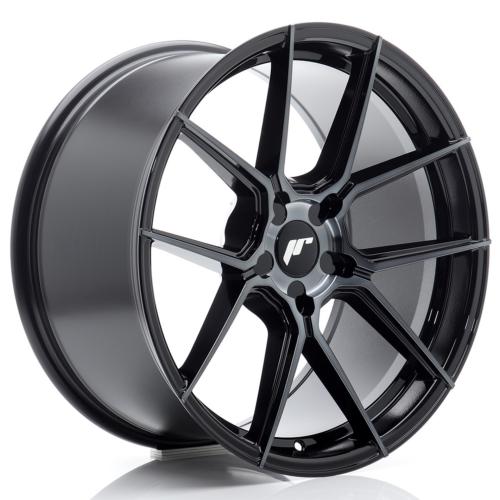 Jante JR Wheels JR30 19x9 ET20-40 - 5 trous sur mesure - Black machined Tinted face
