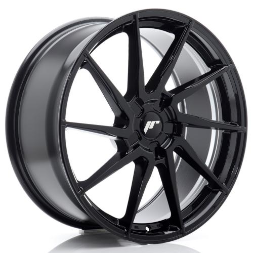 Jante JR Wheels JR36 20x9,5 ET20-40 - 5 trous sur mesure - Noir brillant