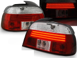 Paire de feux arriere BMW serie 5 E39 berline de 09/1995 a 08/2000 LED rouge et blanc