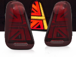 Paire de feux arriere Mini Cooper R50-R52-R53 de 2001 a 2006 Rouge - FULL Led