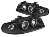 Paire de feux phares Audi A4 94-98 angel eyes CCFL noir