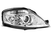 Paire de feux phares Citroen C3 02-09 angel eyes chrome