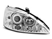 Paire de feux phares Ford Focus 01-04 angel eyes chrome