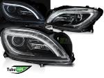 Paire de feux phares Mercedes classe M W166 11-15 Daylight led LTI noir