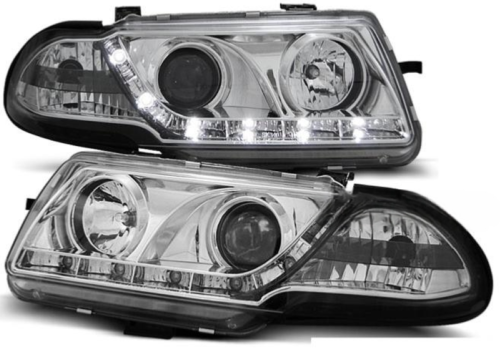 Paire de feux phares Opel Astra F 94-97 Daylight LED chrome