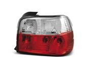 Paire de feux arriere BMW serie 3 E36 90-99 Compact rouge blanc