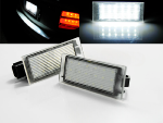 Paire feux de plaque Renault Twingo 2/Clio 3/4/Megane 2/3/Laguna 2/3 Led