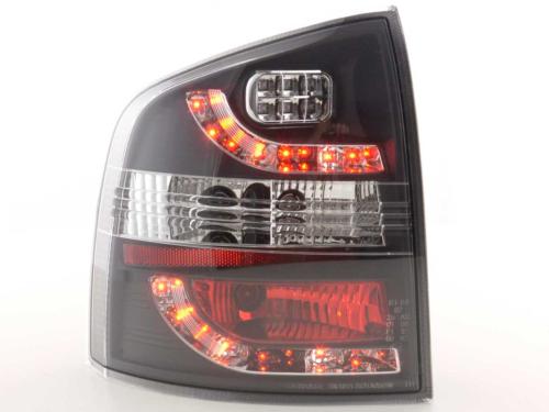 Paire feux arrière Skoda Octavia Break 1Z 2005 a 2012 Noir Led