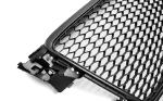 Grille de calandre pour Audi A4 B8 2008 a 2011 look Sport noir matt