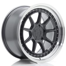 Jante JR Wheels JR47 18x9,5 ET15-35- 5 Trous sur mesure- Hyper Gray w/ Machined Lip