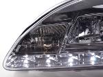 Paire de feux phares Daylight Led Ford Focus 05-08 Chrome