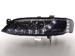 Paire de feux phares Daylight Led Opel Vectra B de 96-99 Chrome