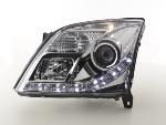 Paire de feux phares Daylight Led Opel Vectra C 02-05 chrome