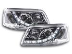 Paire de feux phares Daylight Led VW Bus T5 03-09 chrome