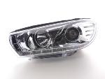 Paire de feux phares Daylight Led VW Scirocco de 08-14 chrome