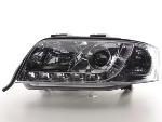 Paire de feux phares Daylight led Audi A6 4B/C5 97-01 chrome