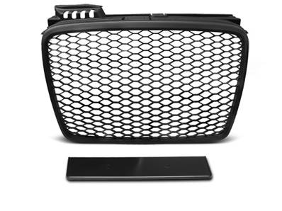 Grille de calandre pour Audi A4 B7 2004 a 2008 look Sport noir mat