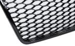 Grille de calandre pour Audi A6 C6 2009 a 2011 look Sport noir matt