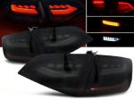 Paire de feux arriere Audi A4 B8 berline 2008 a 2011 full LED fume noir