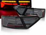 Paire de feux arriere Audi A5 de 2011 a 2016 FULL LED BAR Dyn Fume