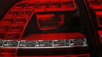 Paire de feux arriere VW Golf 7 13-17 LED Look GTI rouge blanc