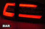 Paire de feux arriere VW Golf 7 17-19 FULL LED BAR Dyn Noir Rouge Blanc