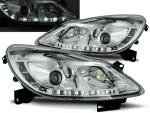 Paire de feux phares Opel Corsa D 06-10 Daylight led chrome