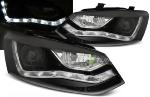 Paire de feux phares VW Polo 6R 09-14 Daylight led noir