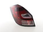 Paire feux arrière Skoda Fabia 5J 5 portes 2007 a 2014 Rouge Led