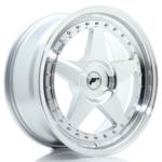 Jante JR Wheels JR6 18x9,5 ET20-40 - Trous sur mesure - Silver machined face