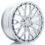 Jante JR Wheels JR48 20x8.5 ET20-45- 5 Trous sur mesure- Hyper Silver