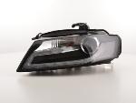 Paire de feux phares Daylight Led DRL Audi A4 08-11 Noir