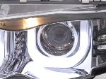 Paire de feux phares Angel Eyes BMW serie 3 E46 Berline 02-05 chrome