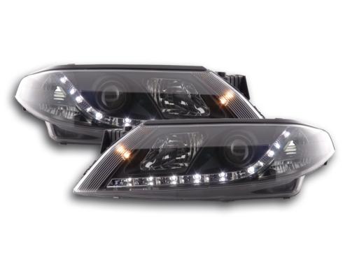 Paire de feux phares Daylight Led Renault Laguna 2 01-05 Noir