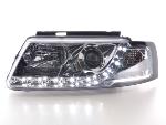 Paire de feux phares Daylight Led VW Passat 3B de 97-00 Chrome