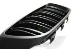 Grilles calandre BMW serie 4 F32/F33/F36 de 2013 a 2020 Noir mat Double barre